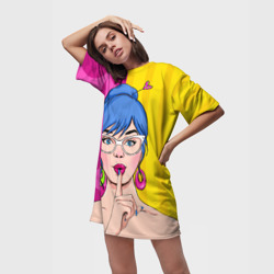 Платье-футболка 3D POP art - фото 2