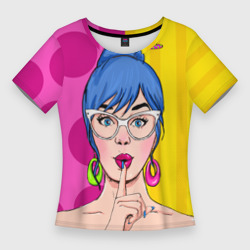 Женская футболка 3D Slim POP art