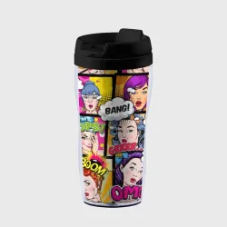 Термокружка-непроливайка POP art