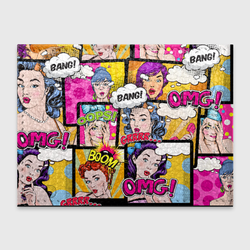 Обложка для студенческого билета POP art, цвет черный - фото 2