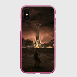Чехол для iPhone XS Max матовый Fallout: New Vegas