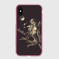 Чехол для iPhone XS Max матовый Рейнджер-ветеран НКР
