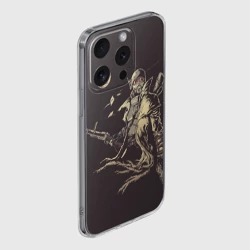 Чехол для iPhone 15 Pro силиконовый с защитой камеры Рейнджер-ветеран НКР - фото 2