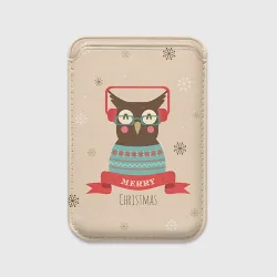 Картхолдер Magsafe магнитный Сова в наушниках