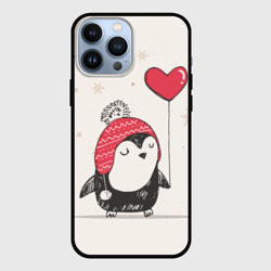 Чехол для iPhone 13 Pro Max Пингвин с шариком