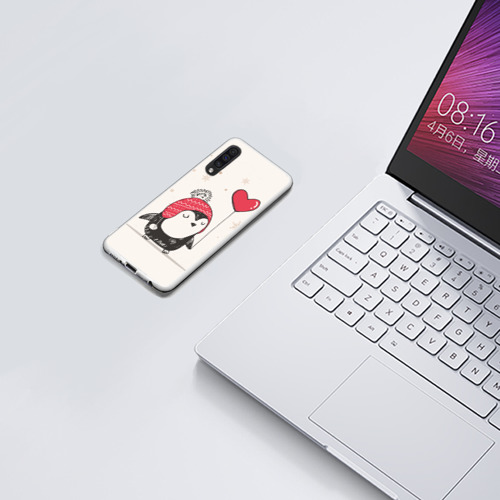 Чехол для Samsung A50 Пингвин с шариком Фото 01 Чехол для Samsung A50 Пингвин с шариком Фото 01
