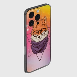 Чехол для iPhone 16 Pro силиконовый с защитой камеры Лиса - фото 2