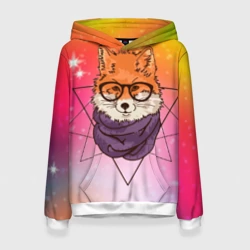 Женская толстовка 3D Лиса