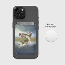 Картхолдер Magsafe магнитный Щука - фото 2