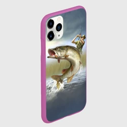 Чехол для iPhone 11 Pro матовый Щука - фото 2