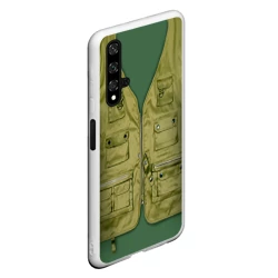 Чехол для Honor 20 Жилетка рыбака зеленая - фото 2