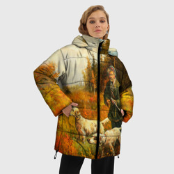 Женская зимняя куртка Oversize Охота - фото 2