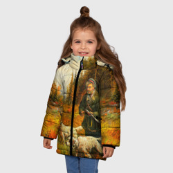Зимняя куртка для девочек 3D Охота - фото 2