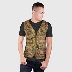 Мужская футболка 3D Slim Жилетка охотника - фото 2