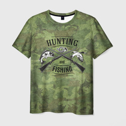 Охота и рыбалка – Мужская футболка 3D с принтом купить со скидкой в -26%