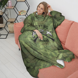 Плед с рукавами Охота и рыбалка - фото 2