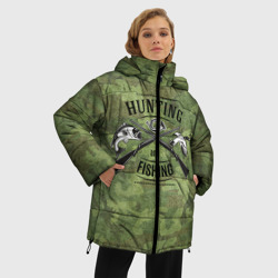 Женская зимняя куртка Oversize Охота и рыбалка - фото 2