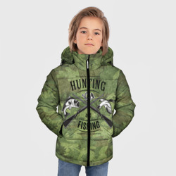 Зимняя куртка для мальчиков 3D Охота и рыбалка - фото 2