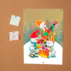 Постер Снеговики - фото 2