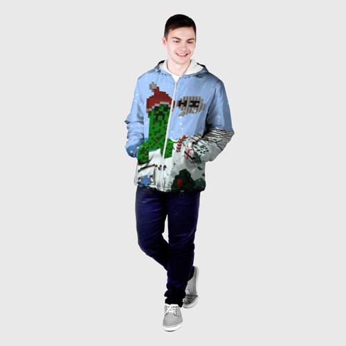 Мужская куртка 3D Minecraft, цвет 3D печать - фото 3