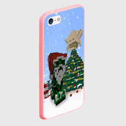 Чехол для iPhone 5/5S матовый Minecraft - фото 2