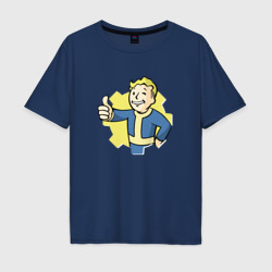 Мужская футболка хлопок Oversize Vault Boy