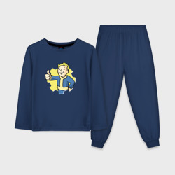 Детская пижама с лонгсливом хлопок Vault Boy