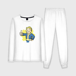 Женская пижама с лонгсливом хлопок Vault Boy