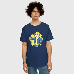 Мужская футболка хлопок Oversize Vault Boy - фото 2