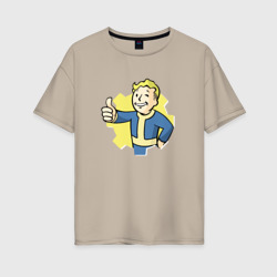 Женская футболка хлопок Oversize Vault Boy