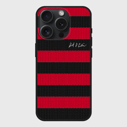 Чехол силиконовый для Apple iPhone 15 Pro Мax матовый Свитер Курта Кобейна