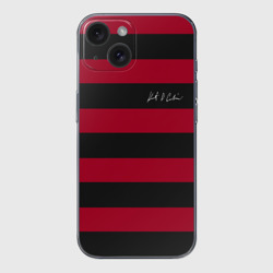 Чехол для iPhone 15 силиконовый с защитой камеры Свитер Курта Кобейна