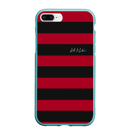 Чехол для iPhone 7Plus/8 Plus матовый Свитер Курта Кобейна, цвет мятный