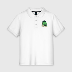 Женское поло хлопок Philosoraptor