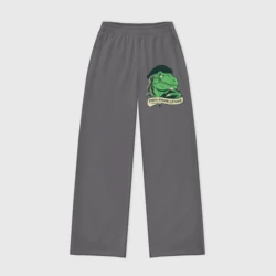 Женские брюки oversize без начеса хлопок Philosoraptor