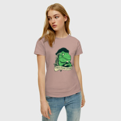 Женская футболка хлопок Philosoraptor - фото 2