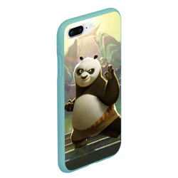 Чехол для iPhone 7Plus/8 Plus матовый Кунг фу панда - фото 2