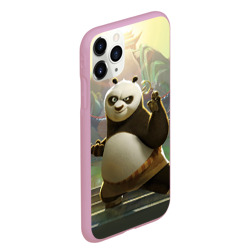 Чехол для iPhone 11 Pro Max матовый Кунг фу панда - фото 2