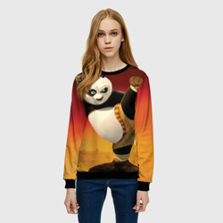 Женский свитшот 3D Кунг фу панда - фото 2