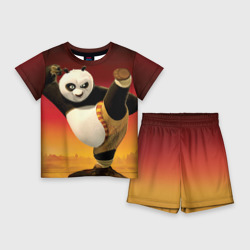 Детский костюм с шортами 3D Кунг фу панда