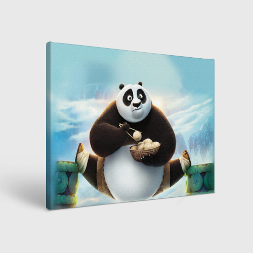 Холст прямоугольный Кунг фу панда, цвет 3D печать