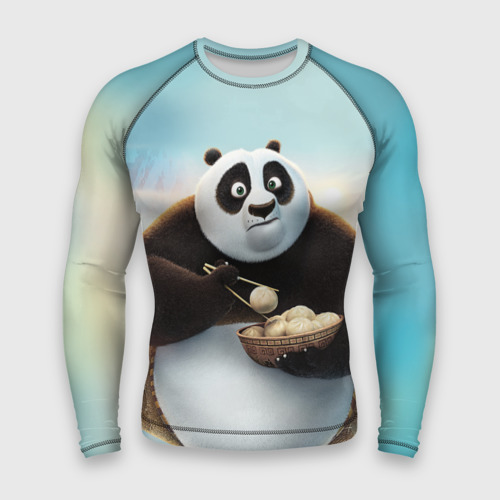 Мужской рашгард 3D Кунг фу панда, цвет 3D печать