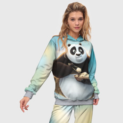 Женский костюм с толстовкой 3D Кунг фу панда - фото 2
