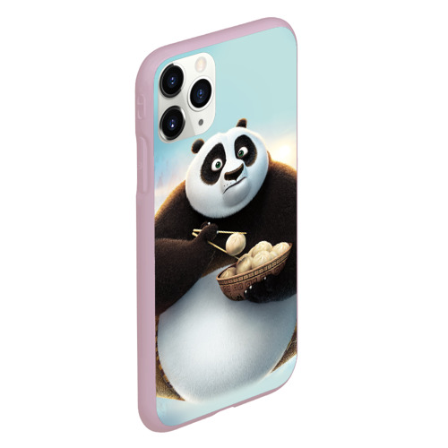 Чехол для iPhone 11 Pro матовый Кунг фу панда - фото 3