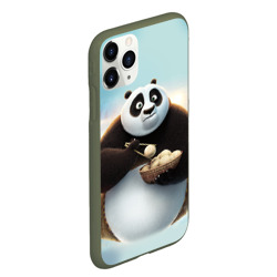 Чехол для iPhone 11 Pro Max матовый Кунг фу панда - фото 2