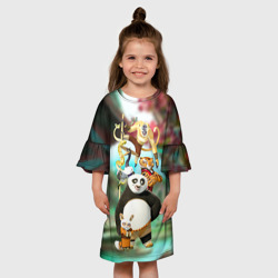 Детское платье 3D Кунг фу панда - фото 2