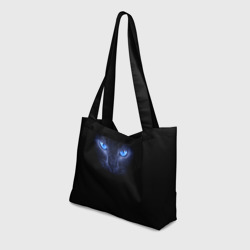 Пляжная сумка 3D Кошка с голубыми глазами - фото 2