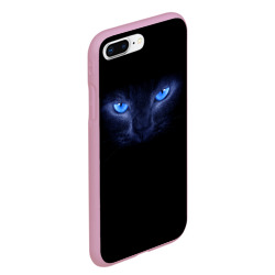 Чехол для iPhone 7Plus/8 Plus матовый Кошка с голубыми глазами - фото 2