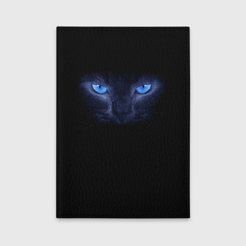 Обложка для автодокументов Кошка с голубыми глазами, цвет оранжевый