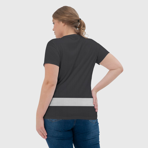 Женская футболка 3D Олень свитер вязаный, цвет 3D печать - фото 7
